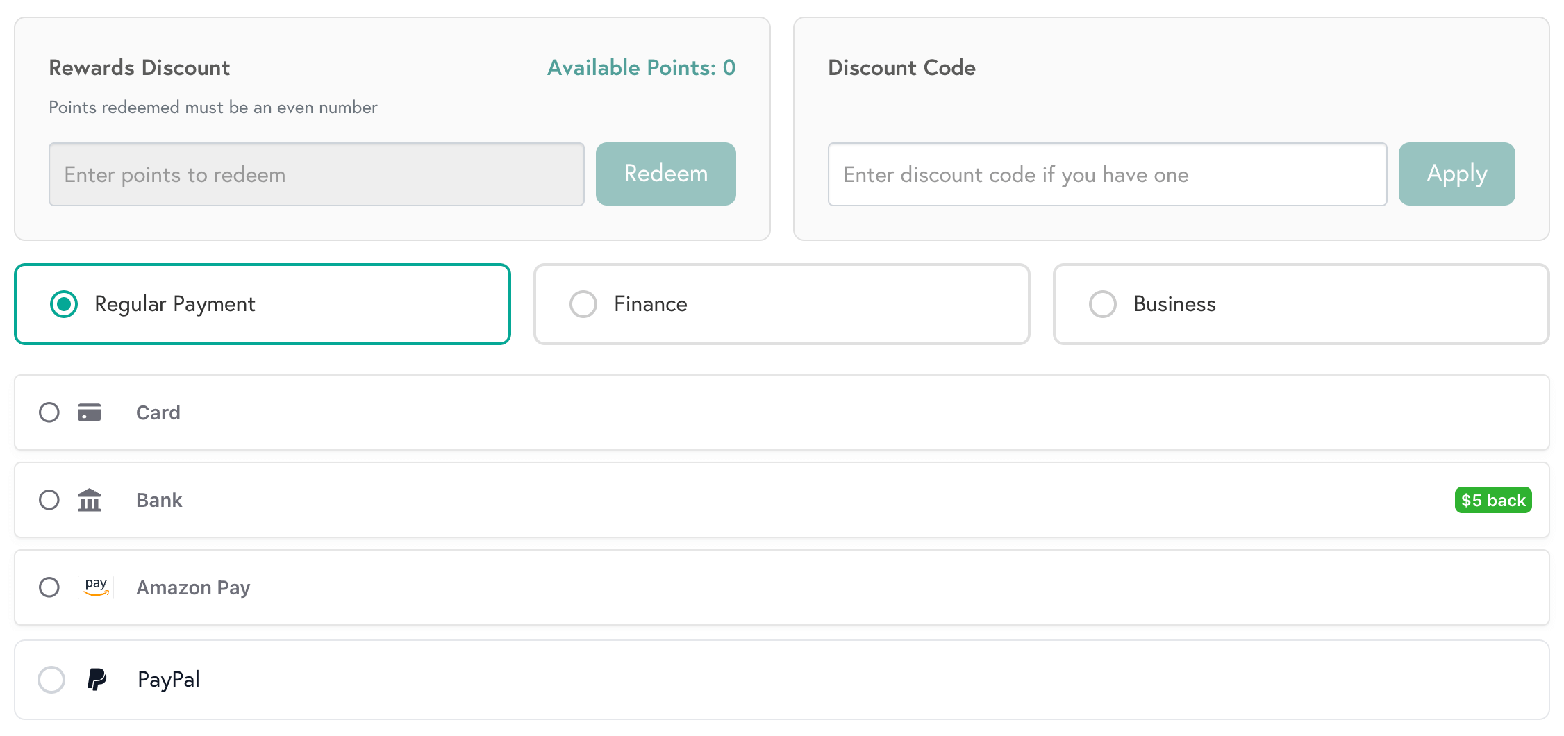 An overview of Mixam's payment options.