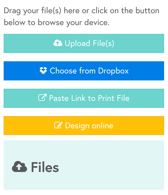 The Design Online button in a pending order