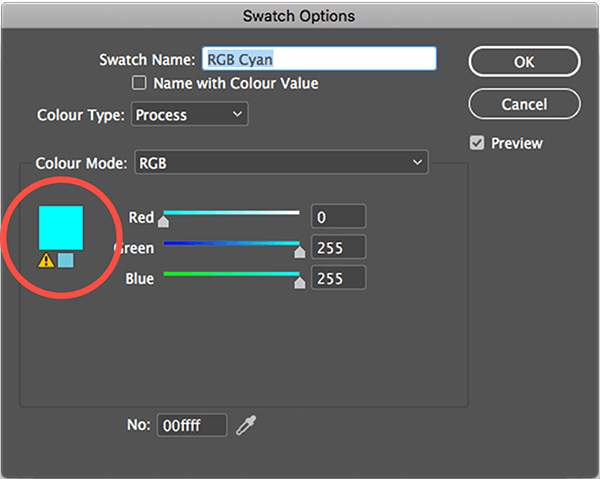 Choosing colours in Adobe creative tools