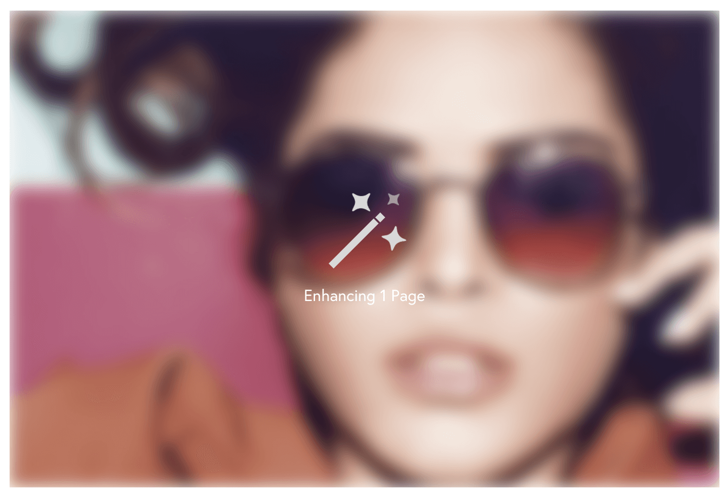 A preview of Mixam’s AI Image Enhancer to improve image quality and resolution.