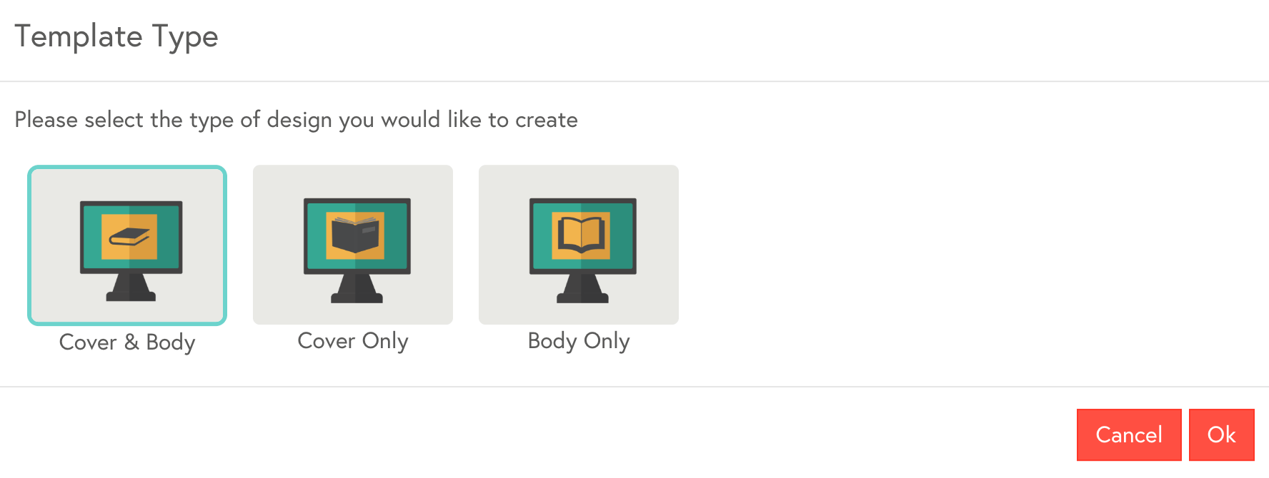 Mixam's Design Online Tool Template Types