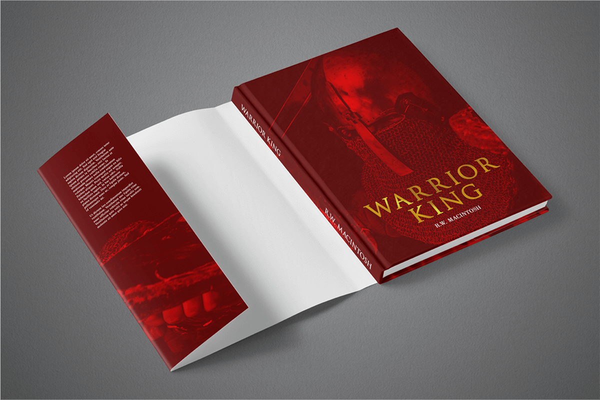 Hardcover book with a dust jacket partially attached