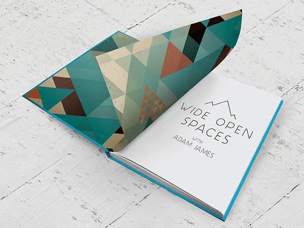 Example of printed end papers