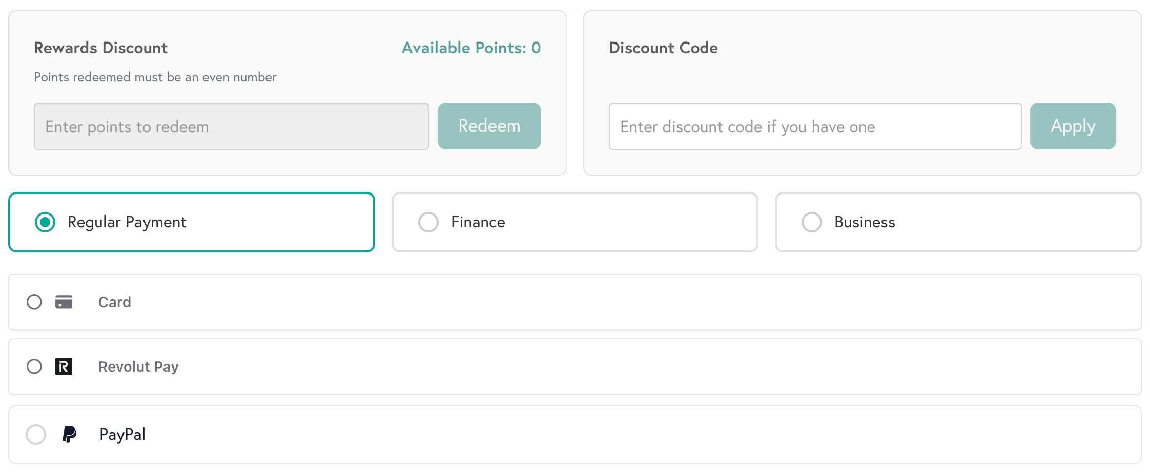 An overview of Mixam's payment options