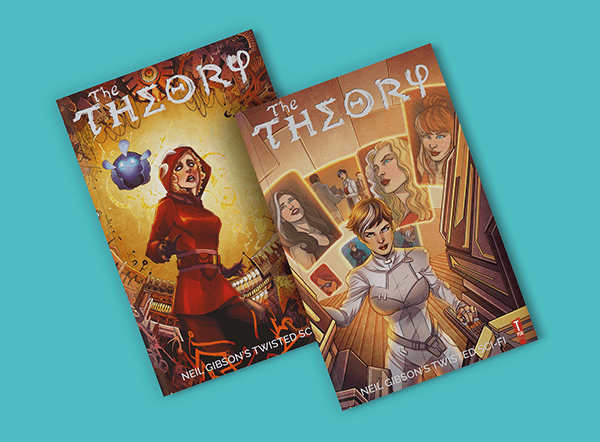 Comic book with two distinct covers